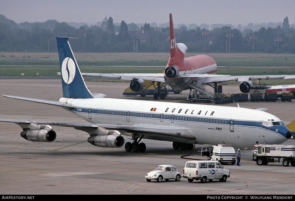 Aircraft Photo of OO-SBU | Boeing 707-373C | Sobelair | AirHistory.net #524365