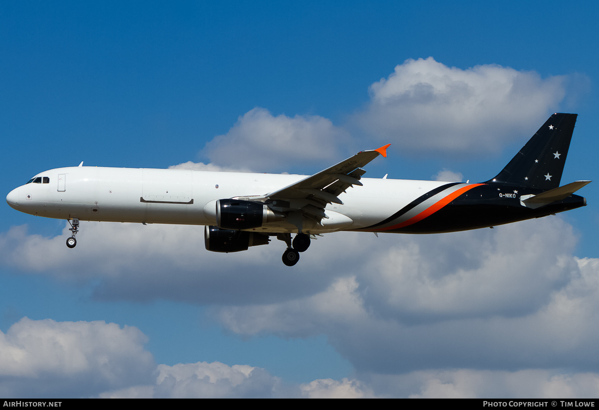 Aircraft Photo of G-NIKO | Airbus A321-211/P2F | Titan Airways | AirHistory.net #524417