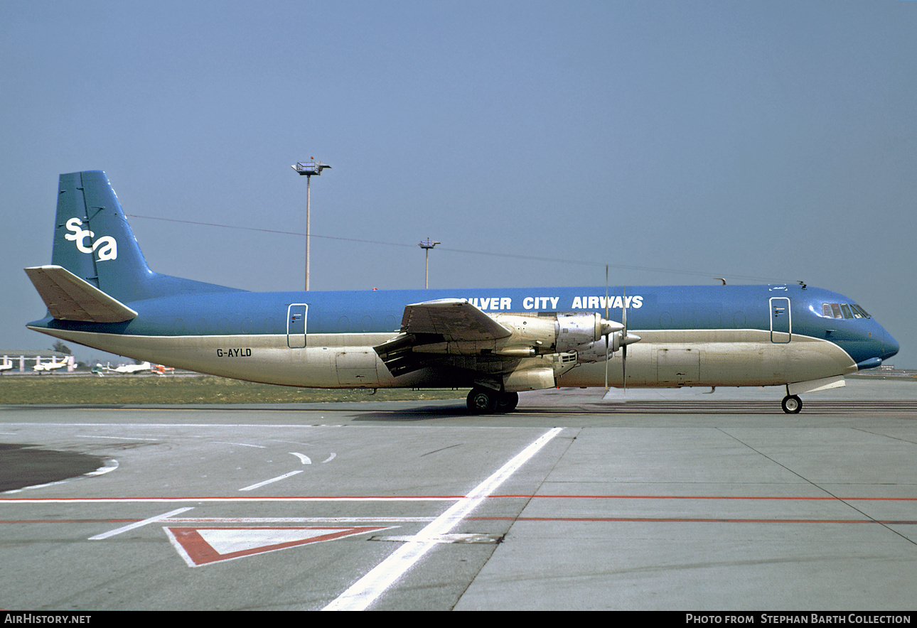 Aircraft Photo of G-AYLD | Vickers 952F Vanguard | Silver City Airways | AirHistory.net #524426