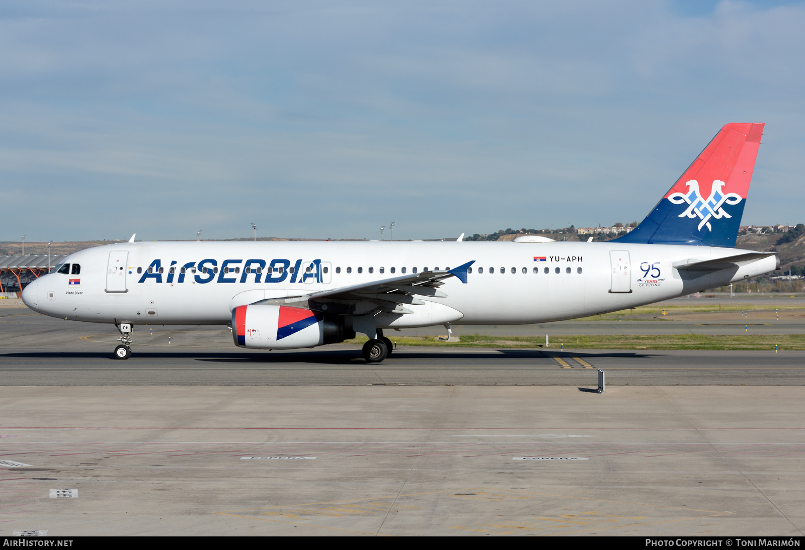 Aircraft Photo of YU-APH | Airbus A320-232 | Air Serbia | AirHistory.net #524434