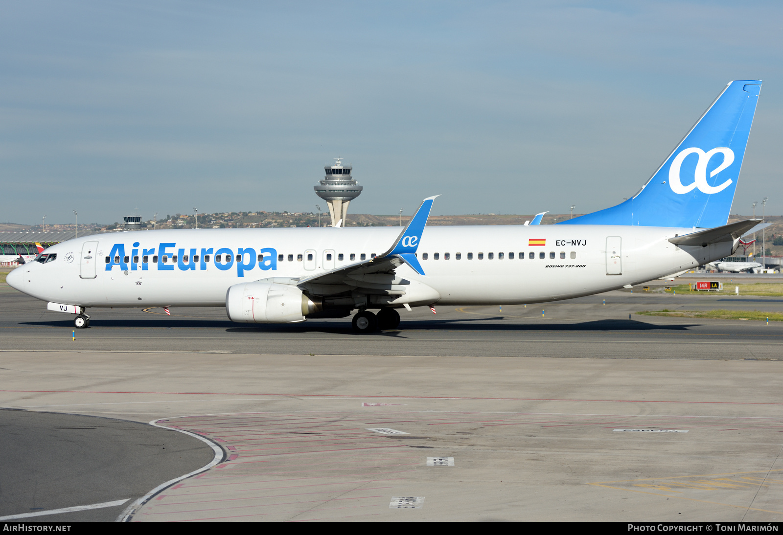 Aircraft Photo of EC-NVJ | Boeing 737-8K5 | Air Europa | AirHistory.net #524438