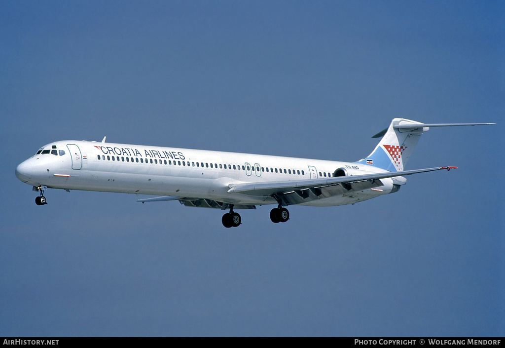 Aircraft Photo of YU-ANO | McDonnell Douglas MD-82 (DC-9-82) | Croatia Airlines | AirHistory.net #524451