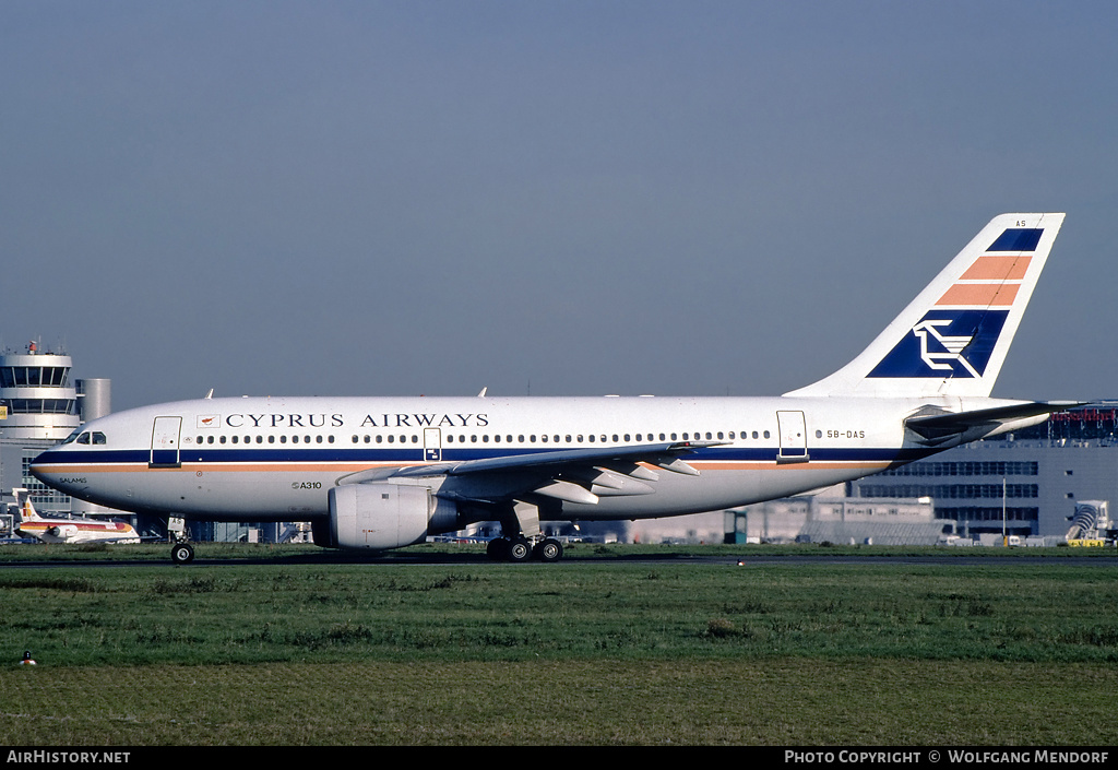 Aircraft Photo of 5B-DAS | Airbus A310-203 | Cyprus Airways | AirHistory.net #524468