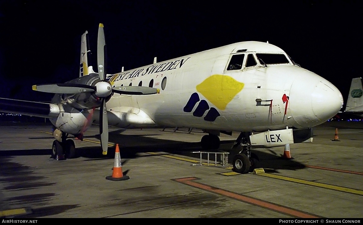 Aircraft Photo of SE-LEX | Hawker Siddeley HS-748 Srs2/244 | West Air Sweden | AirHistory.net #524470