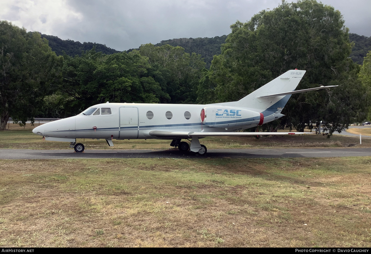 Aircraft Photo of VH-WJW | Dassault Falcon 10 | CASC - Cairns Aviation Skills Centre | AirHistory.net #524475