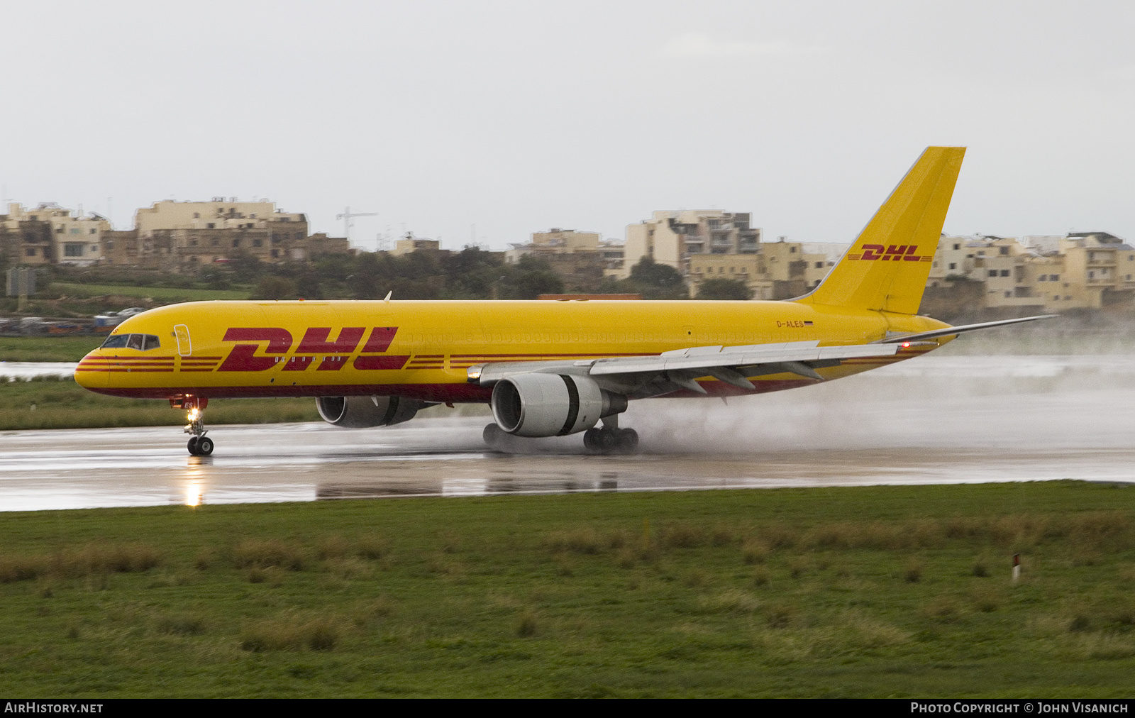 Aircraft Photo of D-ALES | Boeing 757-2Q8(PCF) | DHL International | AirHistory.net #524489