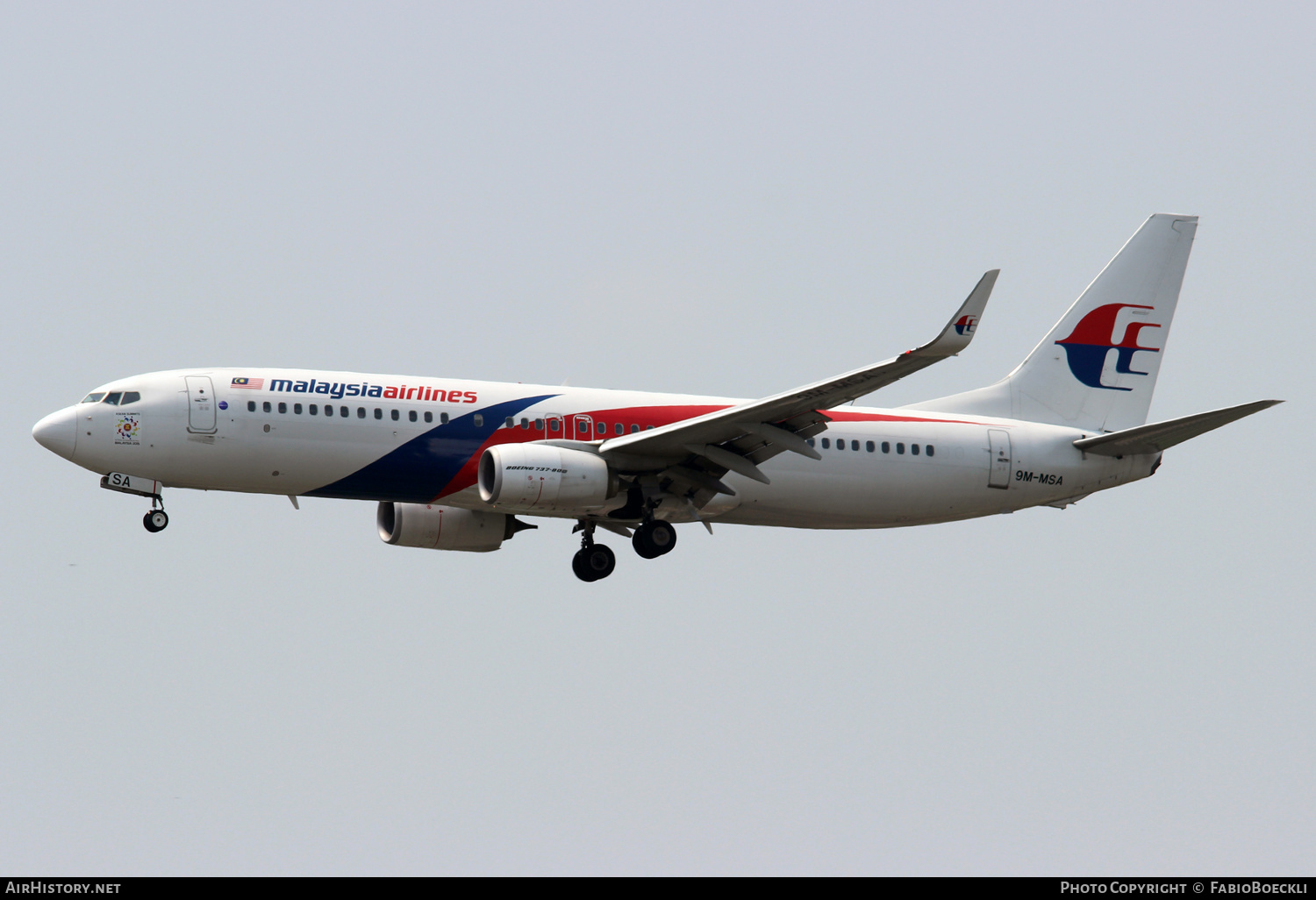 Aircraft Photo of 9M-MSA | Boeing 737-8H6 | Malaysia Airlines | AirHistory.net #524511