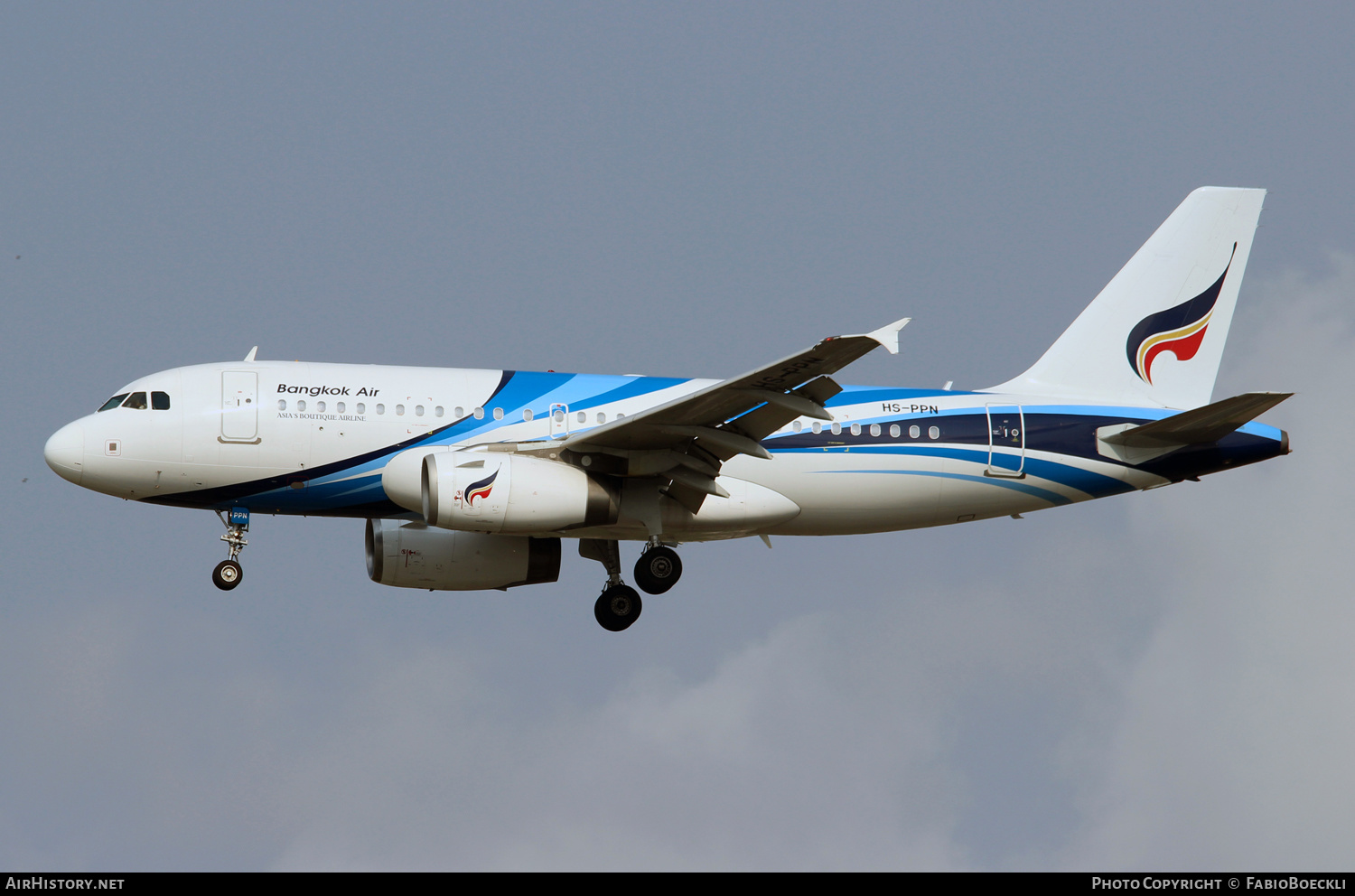 Aircraft Photo of HS-PPN | Airbus A319-132 | Bangkok Airways | AirHistory.net #524534