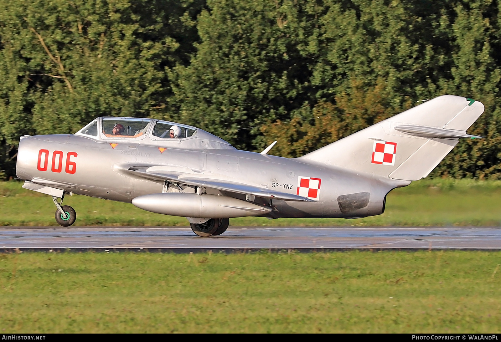 Aircraft Photo of SP-YNZ / 006 | PZL-Mielec SBLim-2 (MiG-15UTI) | Poland - Air Force | AirHistory.net #524539