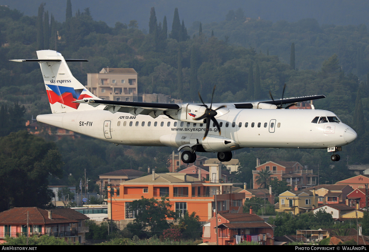 Aircraft Photo of SX-FIV | ATR ATR-72-500 (ATR-72-212A) | Sky Express | AirHistory.net #524565