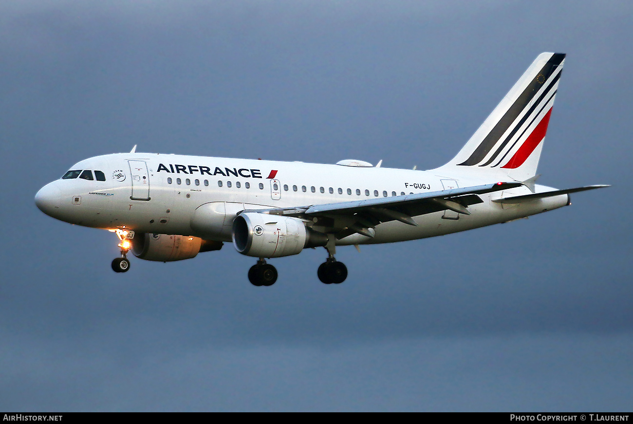 Aircraft Photo of F-GUGJ | Airbus A318-111 | Air France | AirHistory.net #524586