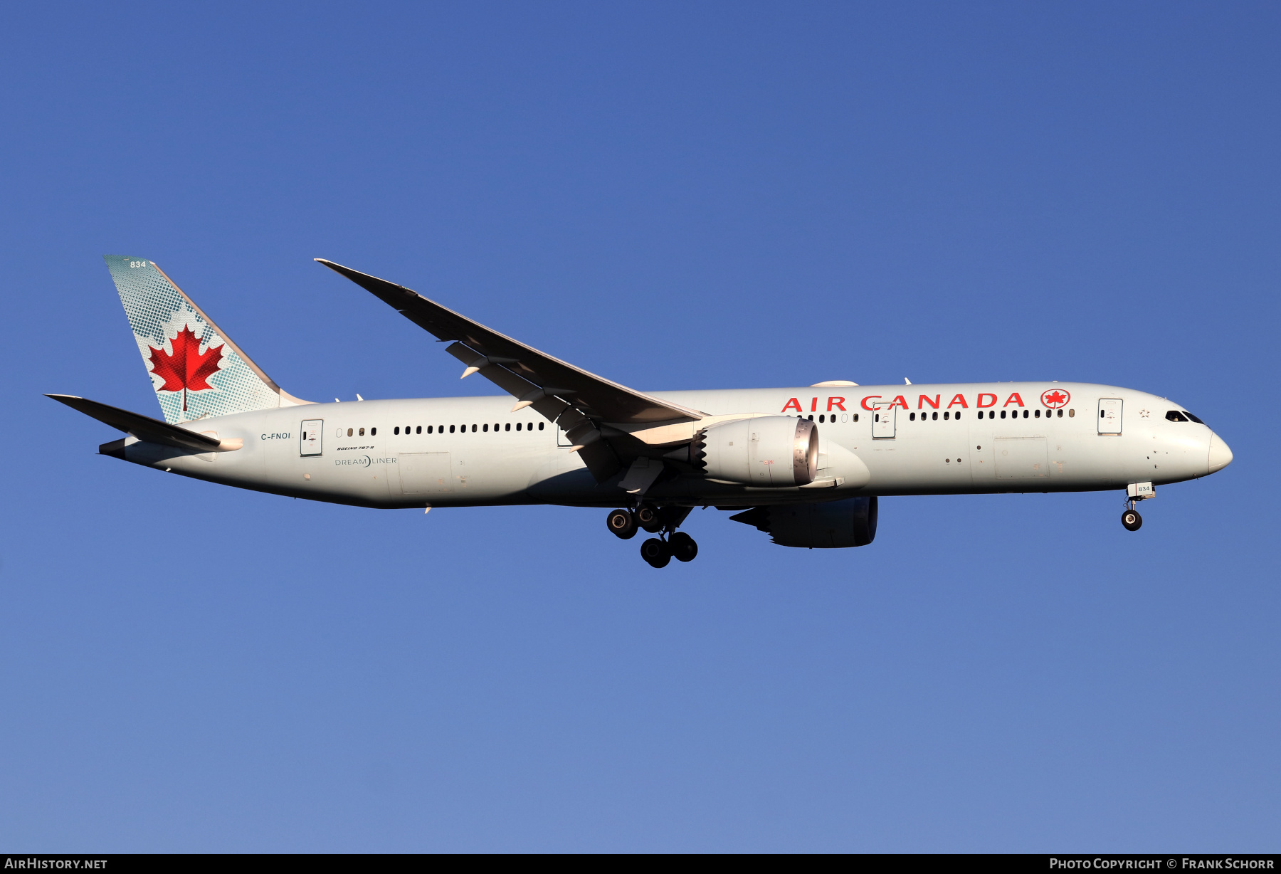 Aircraft Photo of C-FNOI | Boeing 787-9 Dreamliner | Air Canada | AirHistory.net #524590