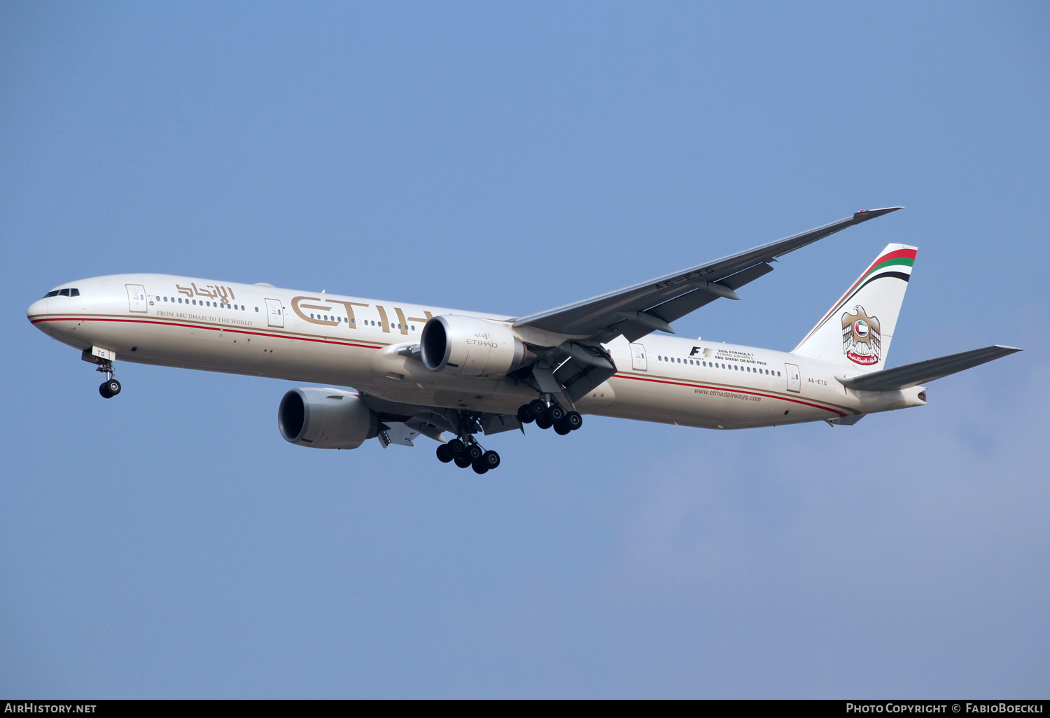 Aircraft Photo of A6-ETG | Boeing 777-3FX/ER | Etihad Airways | AirHistory.net #524612