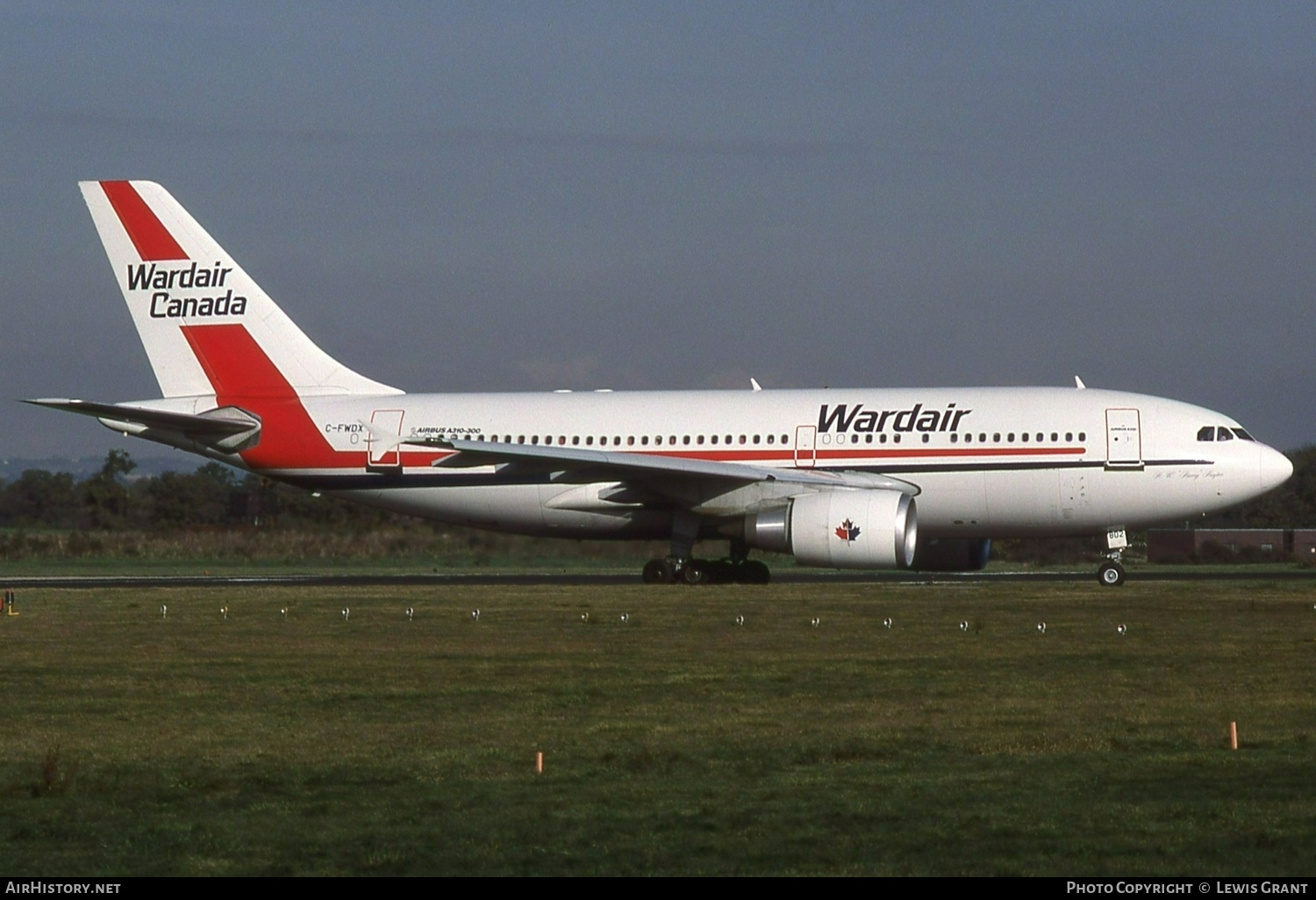 Aircraft Photo of C-FWDX | Airbus A310-304 | Wardair Canada | AirHistory.net #524631