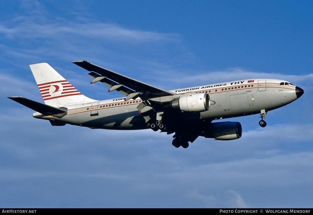 Aircraft Photo of TC-JCN | Airbus A310-203 | THY Türk Hava Yolları - Turkish Airlines | AirHistory.net #524635