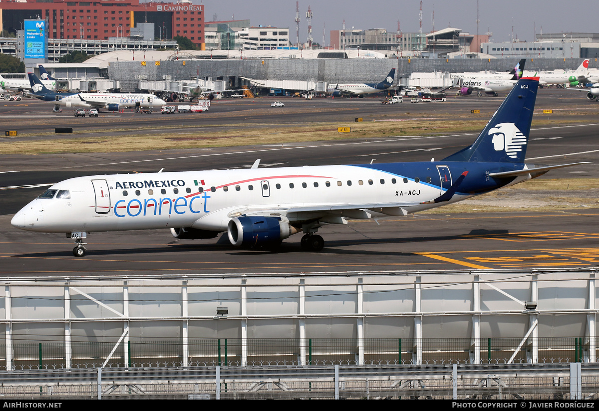 Aircraft Photo of XA-ACJ | Embraer 190LR (ERJ-190-100LR) | AeroMéxico Connect | AirHistory.net #524637
