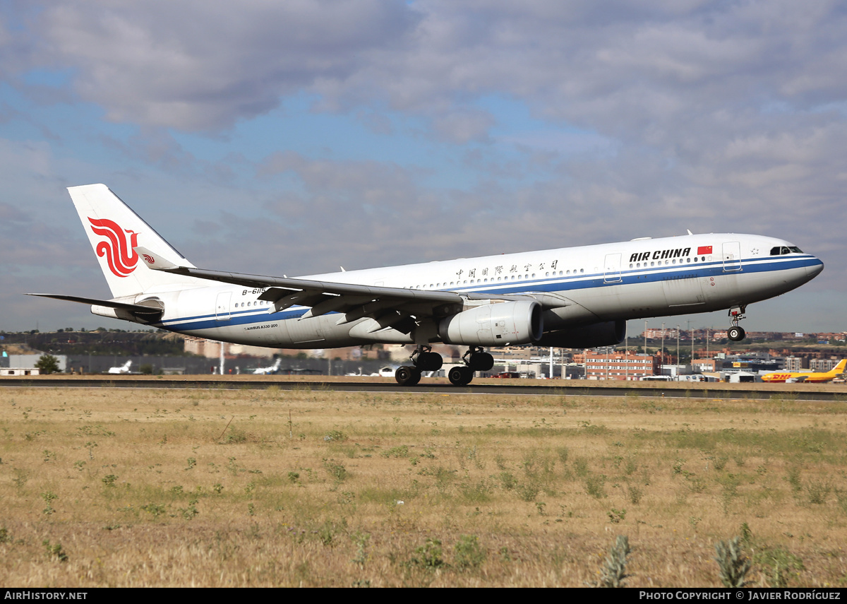 Aircraft Photo of B-6115 | Airbus A330-243 | Air China | AirHistory.net #524645