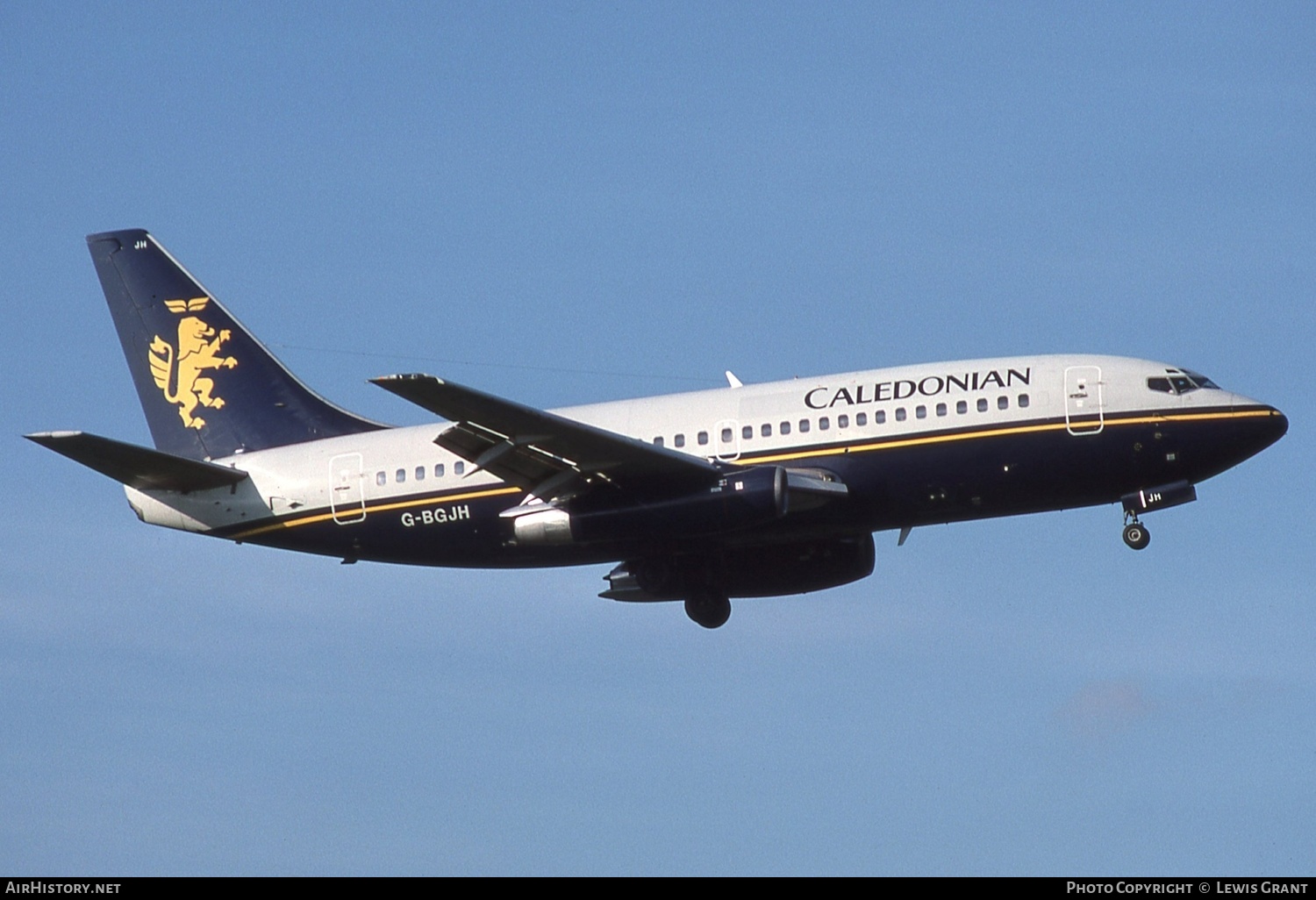 Aircraft Photo of G-BGJH | Boeing 737-236/Adv | Caledonian Airways | AirHistory.net #524656