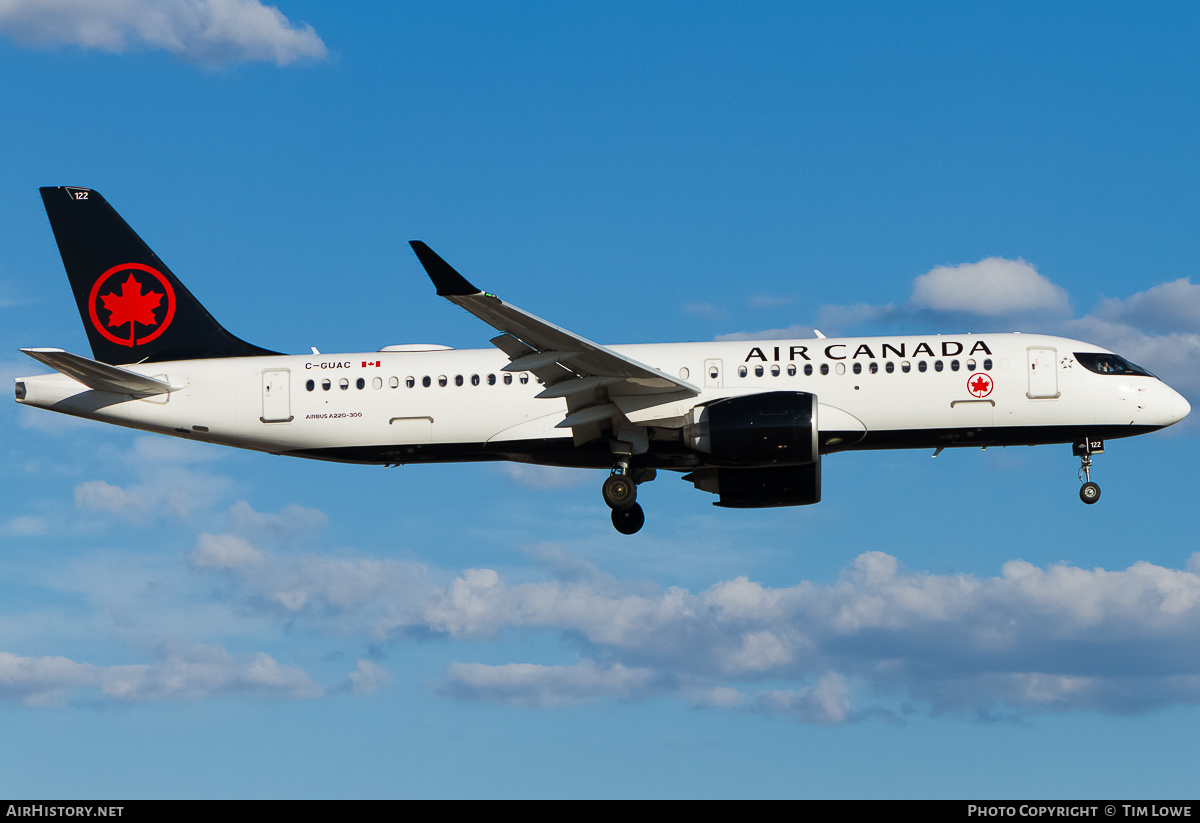 Aircraft Photo of C-GUAC | Airbus A220-371 (BD-500-1A11) | Air Canada | AirHistory.net #524672
