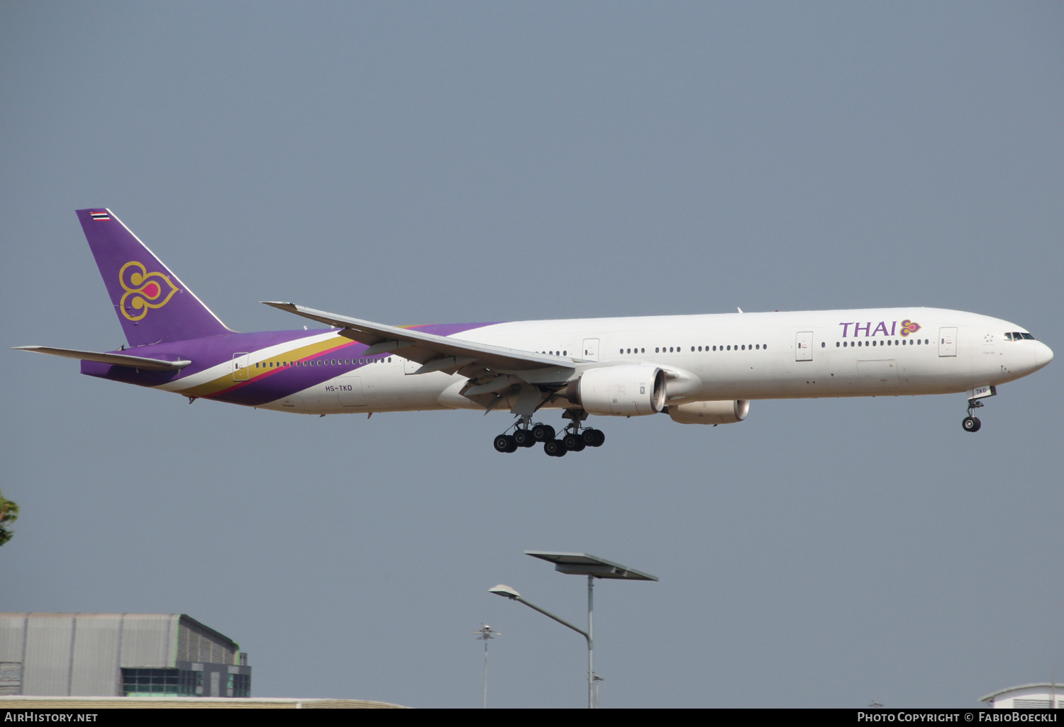 Aircraft Photo of HS-TKD | Boeing 777-3D7 | Thai Airways International | AirHistory.net #524676