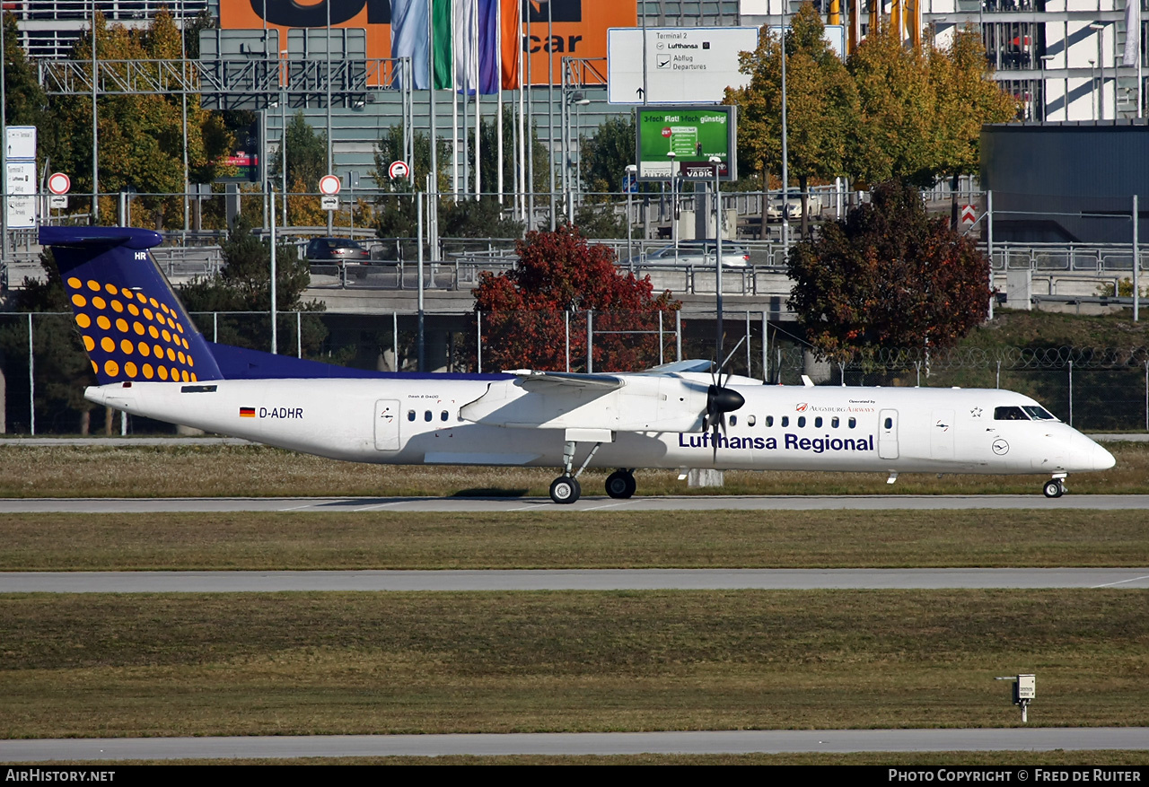 Aircraft Photo of D-ADHR | Bombardier DHC-8-402 Dash 8 | Lufthansa Regional | AirHistory.net #524682