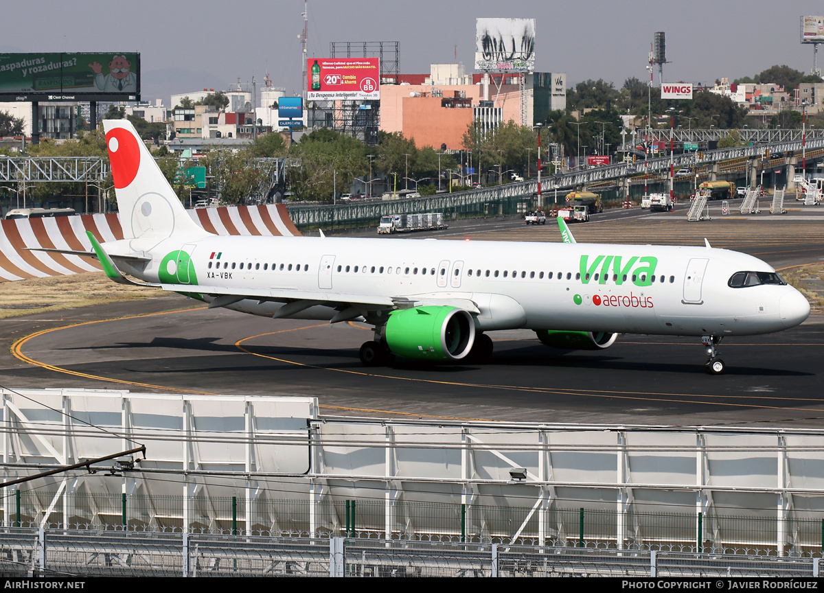 Aircraft Photo of XA-VBK | Airbus A321-271NX | Viva Aerobús | AirHistory.net #524690