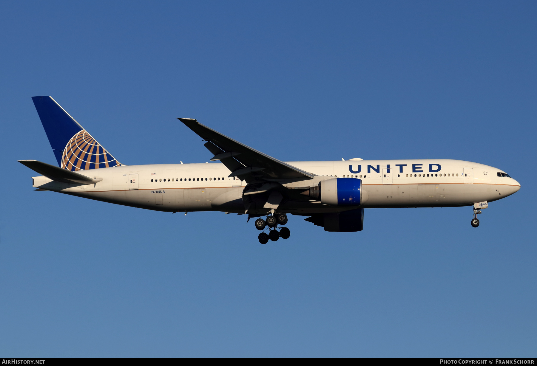 Aircraft Photo of N784UA | Boeing 777-222/ER | United Airlines | AirHistory.net #524699