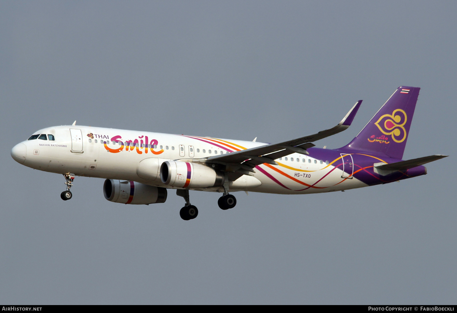 Aircraft Photo of HS-TXO | Airbus A320-232 | Thai Smile | AirHistory.net #524700