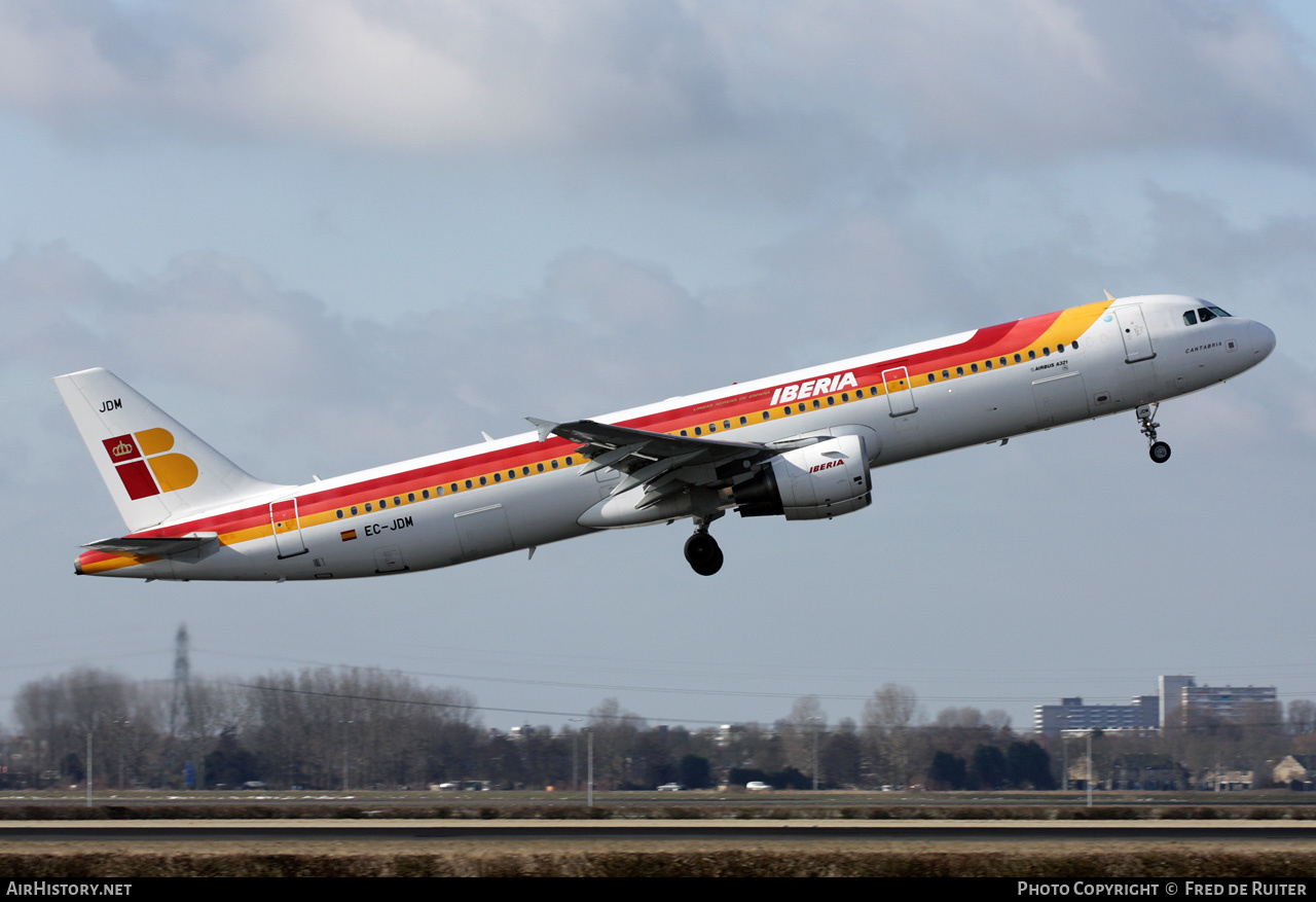 Aircraft Photo of EC-JDM | Airbus A321-211 | Iberia | AirHistory.net #524746