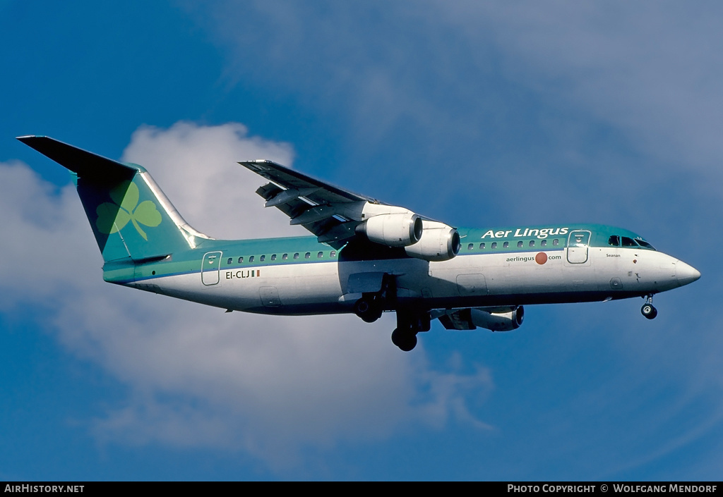 Aircraft Photo of EI-CLJ | British Aerospace BAe-146-300 | Aer Lingus | AirHistory.net #524758