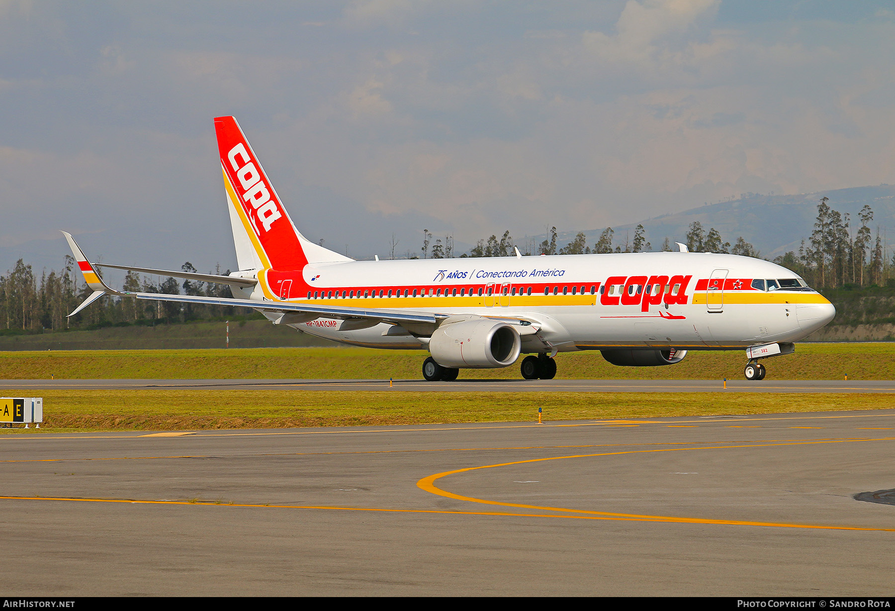 Aircraft Photo of HP-1841CMP | Boeing 737-8V3 | Copa Airlines | 75 Años conectando América | AirHistory.net #524771