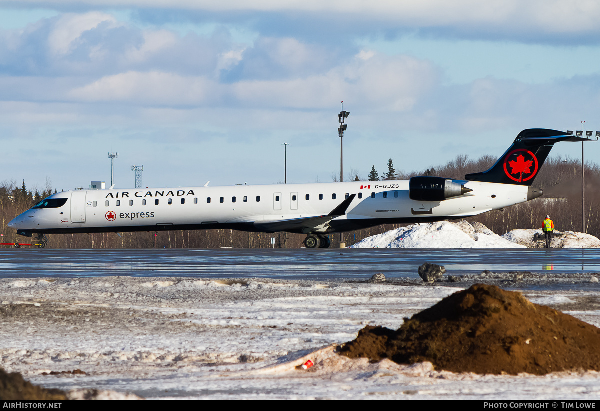 Aircraft Photo of C-GJZS | Bombardier CRJ-900 (CL-600-2D24) | Air Canada Express | AirHistory.net #524781