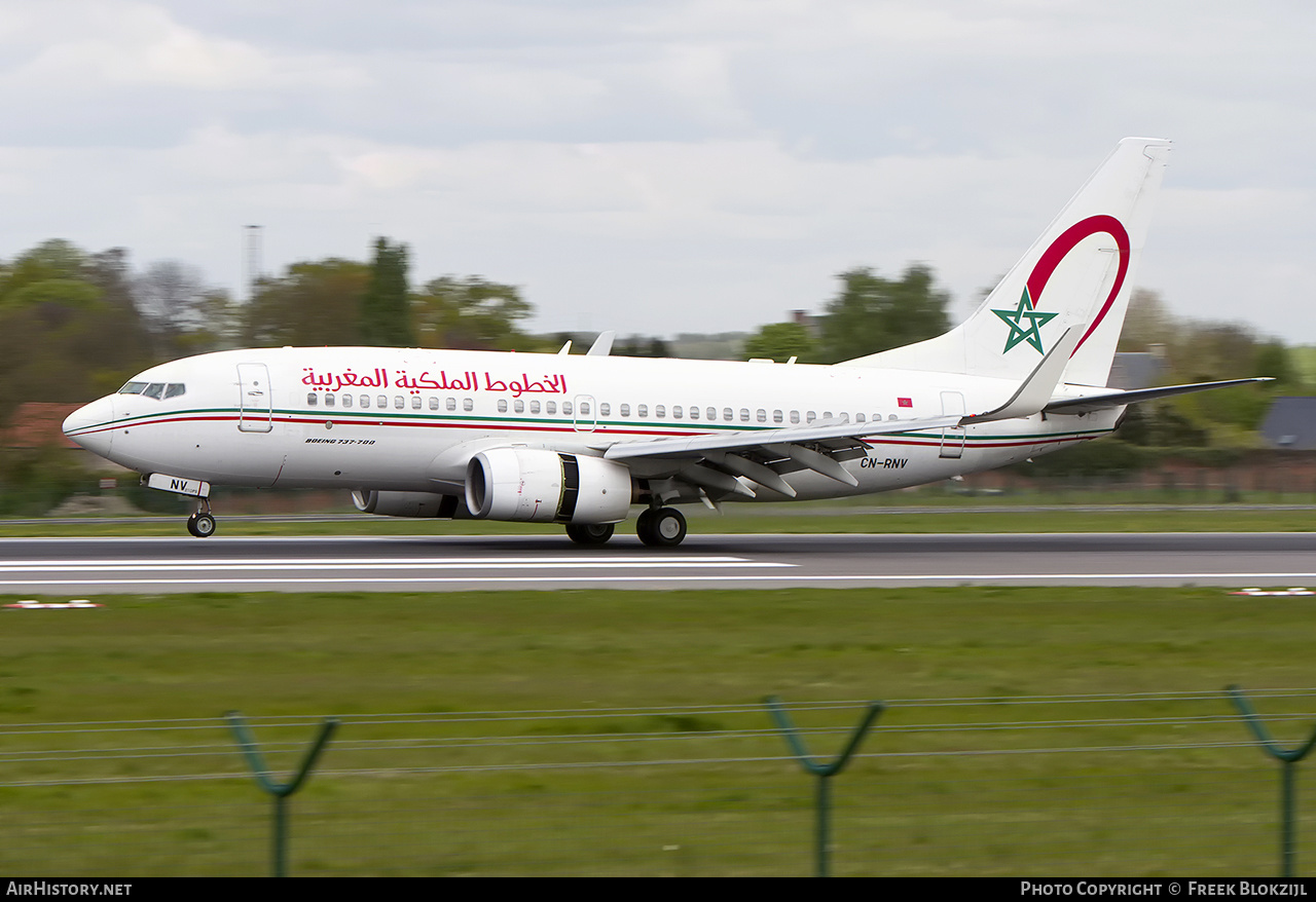 Aircraft Photo of CN-RNV | Boeing 737-7B6 | Royal Air Maroc - RAM | AirHistory.net #524787