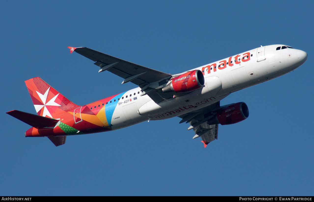 Aircraft Photo of 9H-AEP | Airbus A320-214 | Air Malta | AirHistory.net #524793