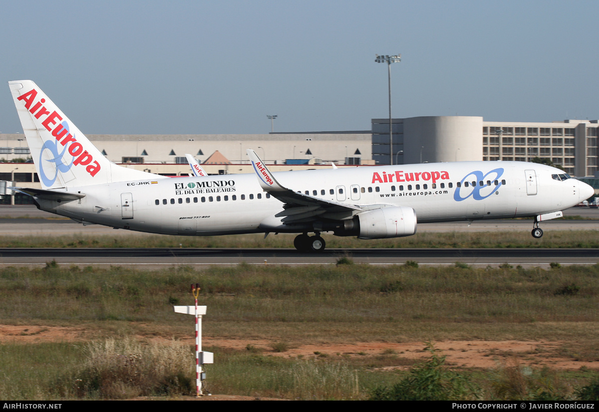 Aircraft Photo of EC-JHK | Boeing 737-85P | Air Europa | AirHistory.net #524798