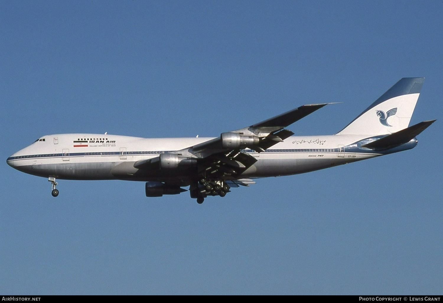 Aircraft Photo of EP-IAM | Boeing 747-186B | Iran Air | AirHistory.net #524802