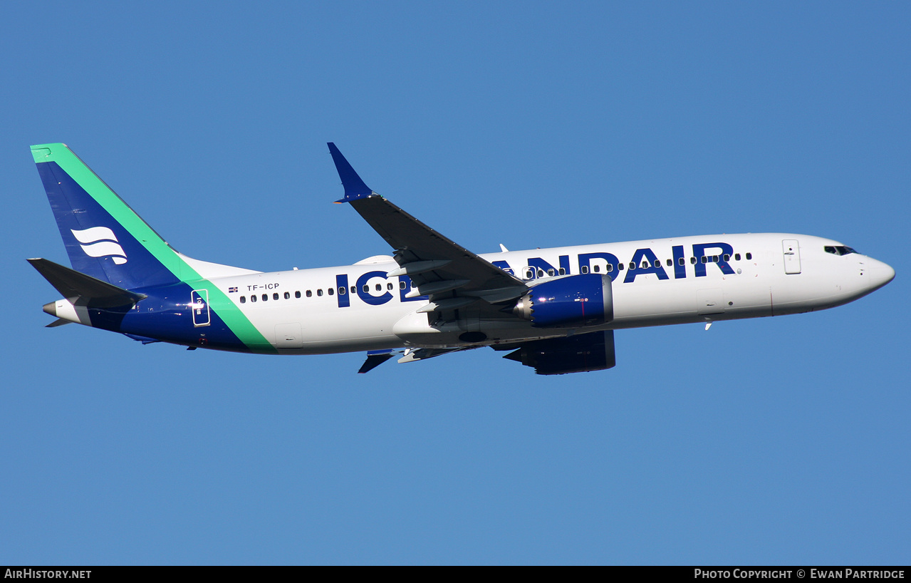 Aircraft Photo of TF-ICP | Boeing 737-8 Max 8 | Icelandair | AirHistory.net #524803