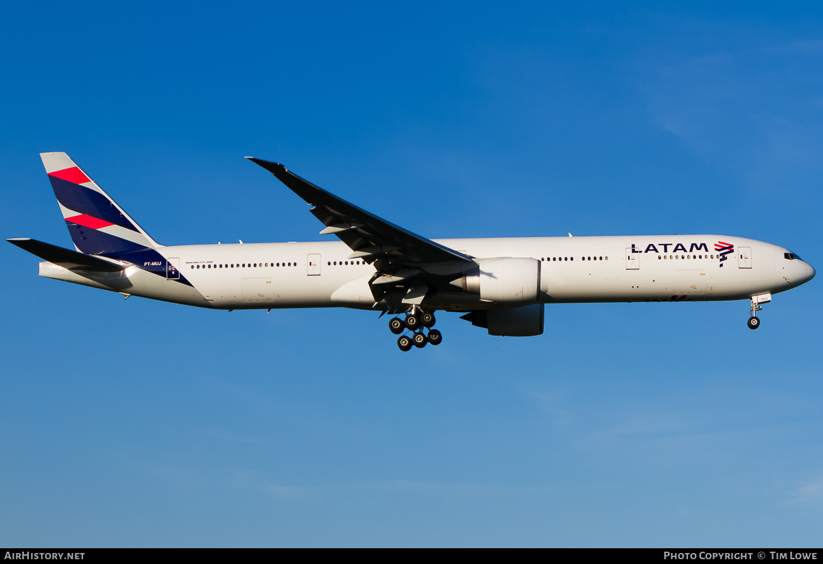 Aircraft Photo of PT-MUJ | Boeing 777-32W/ER | LATAM Airlines | AirHistory.net #524806