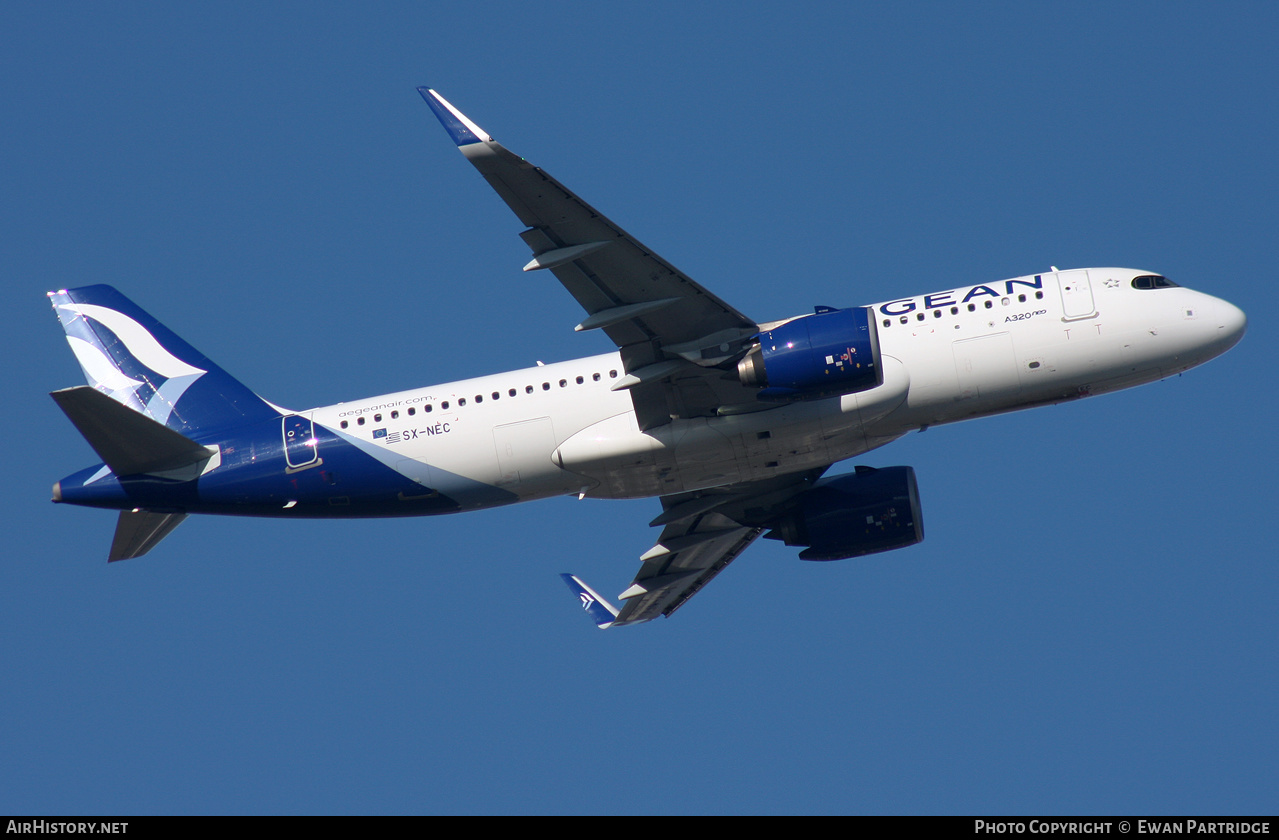 Aircraft Photo of SX-NEC | Airbus A320-271N | Aegean Airlines | AirHistory.net #524808