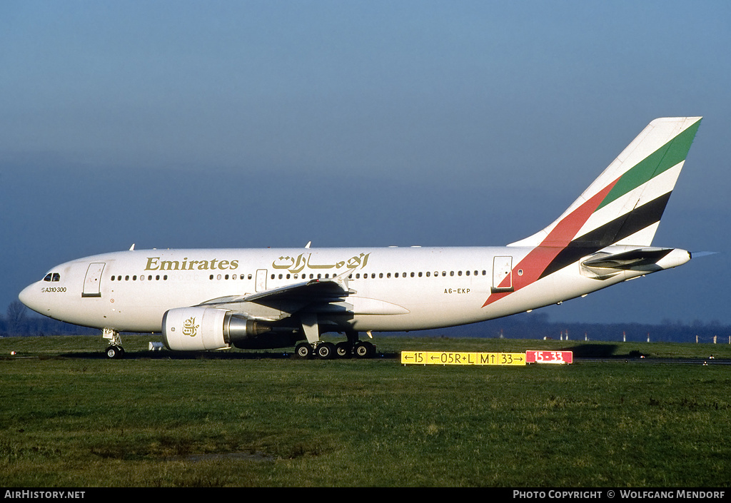 Aircraft Photo of A6-EKP | Airbus A310-308 | Emirates | AirHistory.net #524835