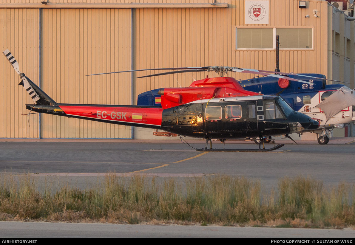 Aircraft Photo of EC-GSK | Bell 412 | Babcock International | AirHistory.net #524843