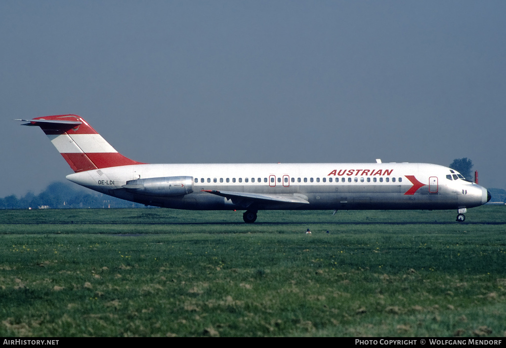 Aircraft Photo of OE-LDI | McDonnell Douglas DC-9-32 | Austrian Airlines | AirHistory.net #524856