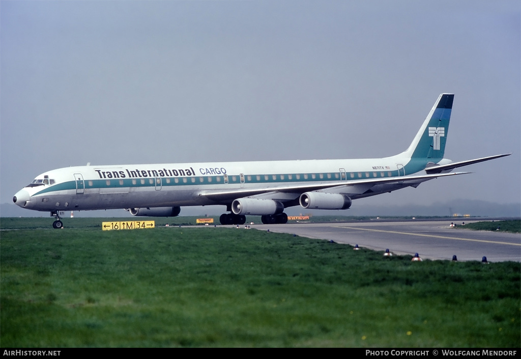 Aircraft Photo of N871TV | McDonnell Douglas DC-8-63CF | Trans International Airlines - TIA Cargo | AirHistory.net #524863