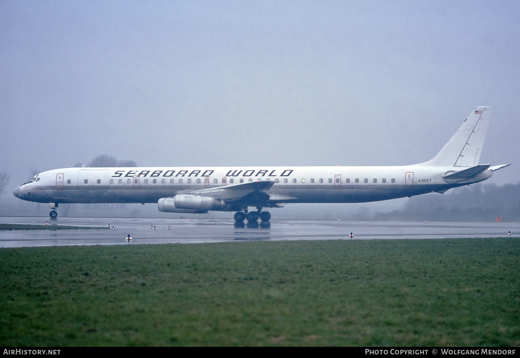 Aircraft Photo of N865F | McDonnell Douglas DC-8-63CF | Seaboard World Airlines | AirHistory.net #524868