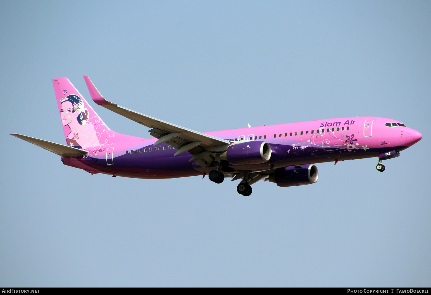 Aircraft Photo of HS-EEE | Boeing 737-86J | Siam Air | AirHistory.net #524870