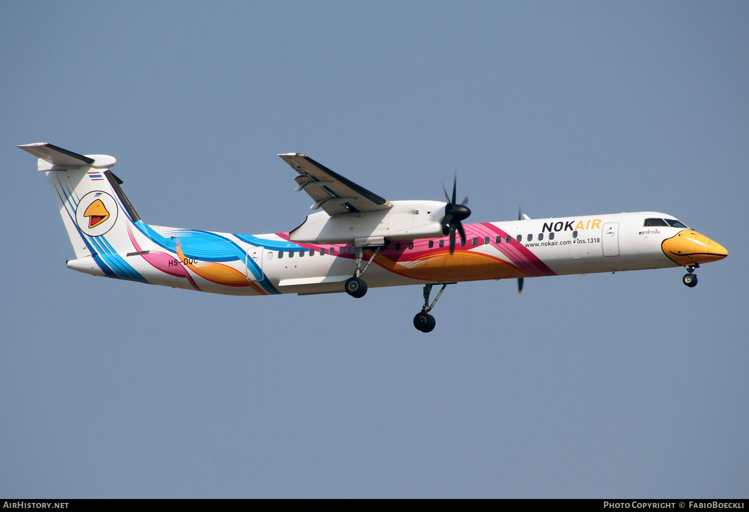 Aircraft Photo of HS-DQC | Bombardier DHC-8-402 Dash 8 | Nok Air | AirHistory.net #524891