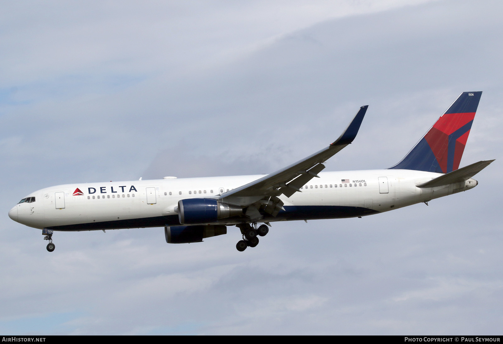 Aircraft Photo of N156DL | Boeing 767-3P6/ER | Delta Air Lines | AirHistory.net #524893