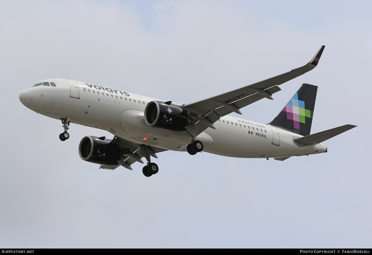Aircraft Photo of N529VL | Airbus A320-271N | Volaris | AirHistory.net #524894