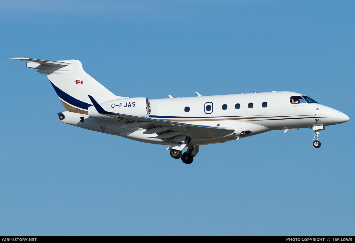 Aircraft Photo of C-FJAS | Embraer EMB-545 Legacy 450 | AirHistory.net #524918