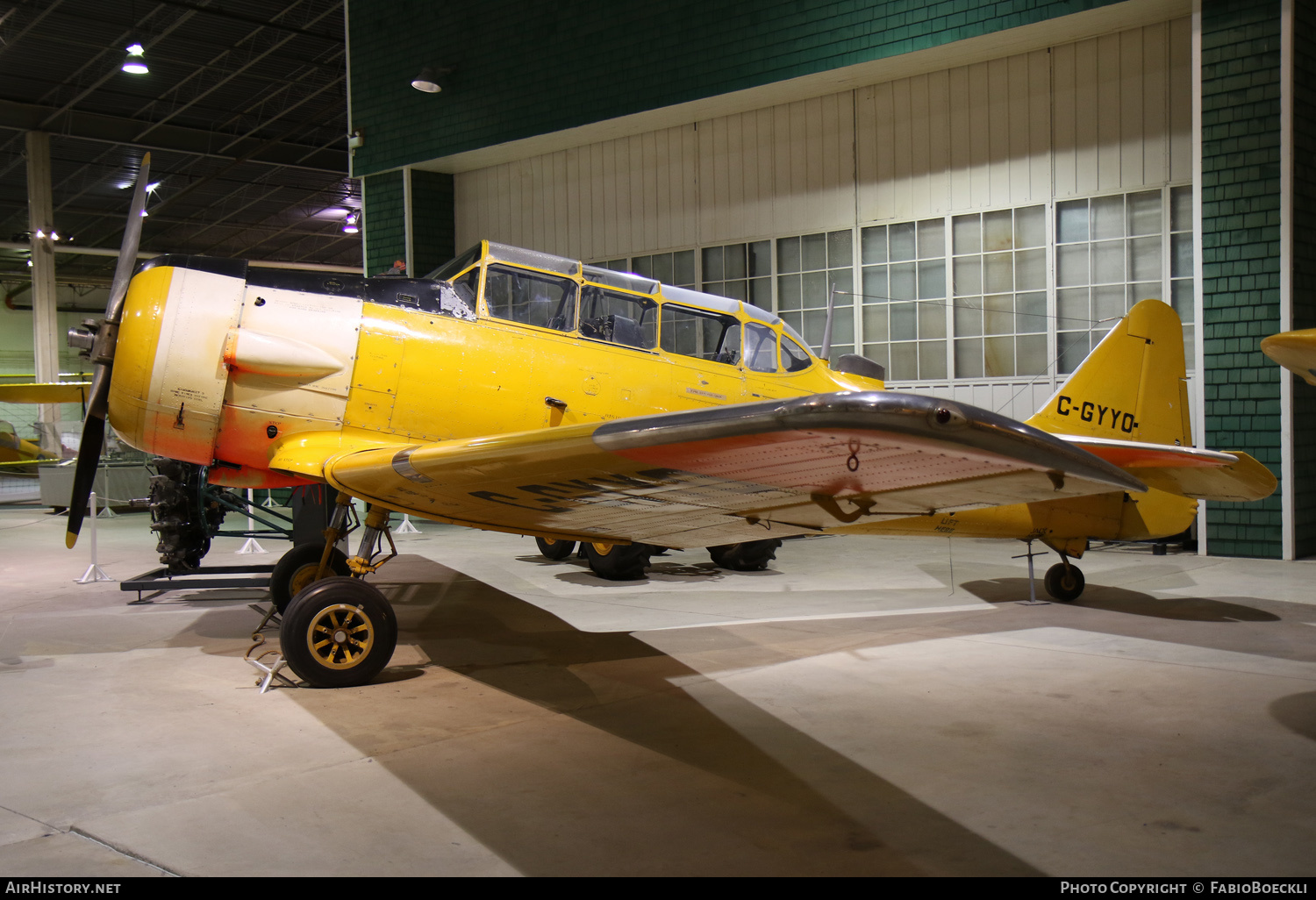 Aircraft Photo of C-GYYO / 20475 | North American Harvard Mk4 | Canada - Air Force | AirHistory.net #524939